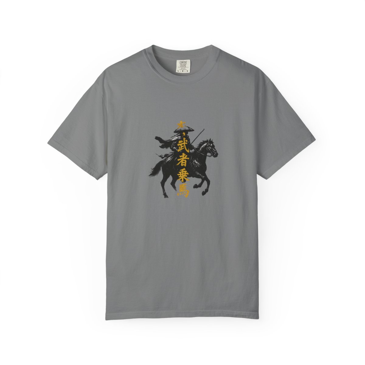 Dragon of the Wind Samurai T-Shirt | Bold Black Gold Design - alternate angle 2, merchandise