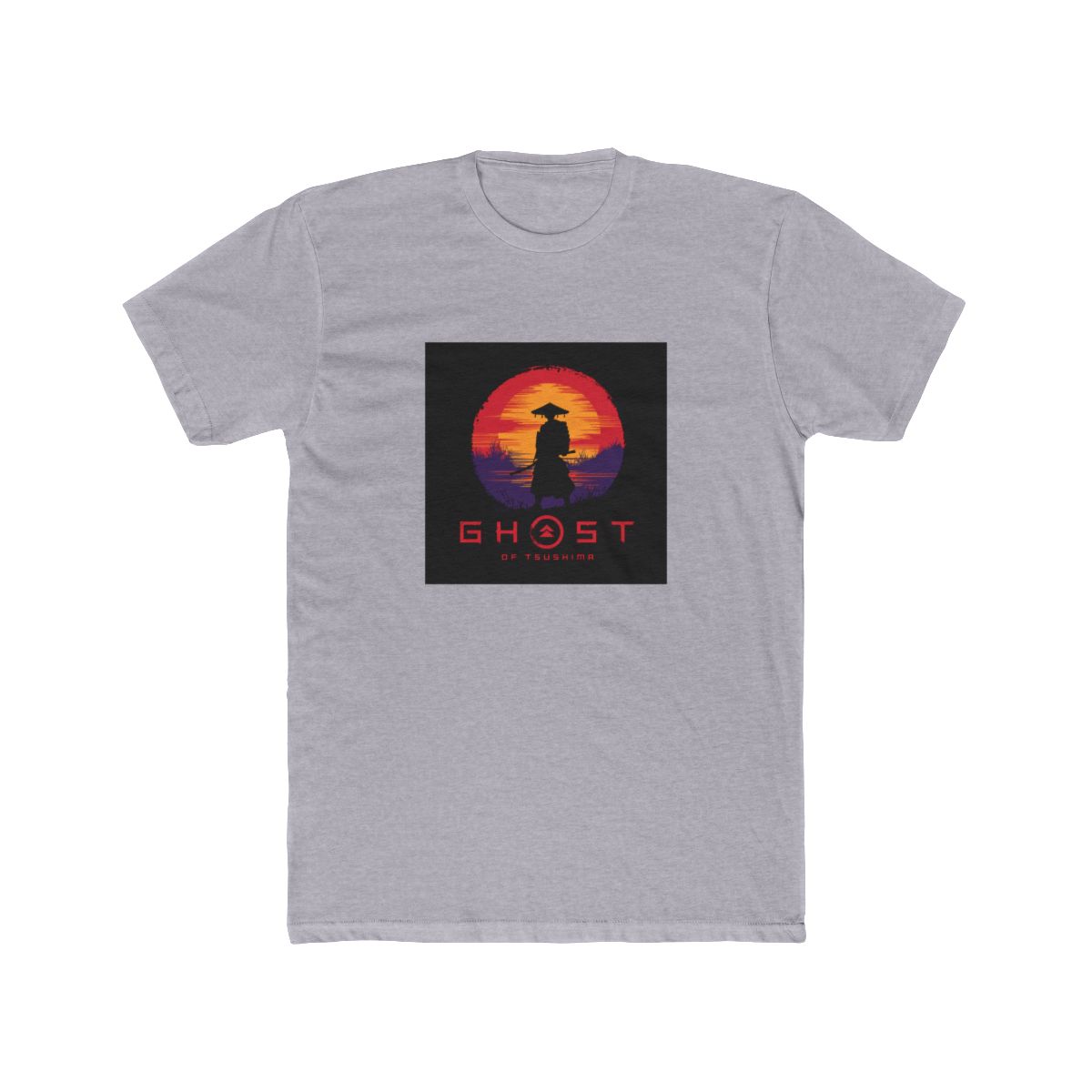 GHOST OF TSUSHIMA - SILHOUETTE SUNSET T Shirt - alternate angle 5, merchandise