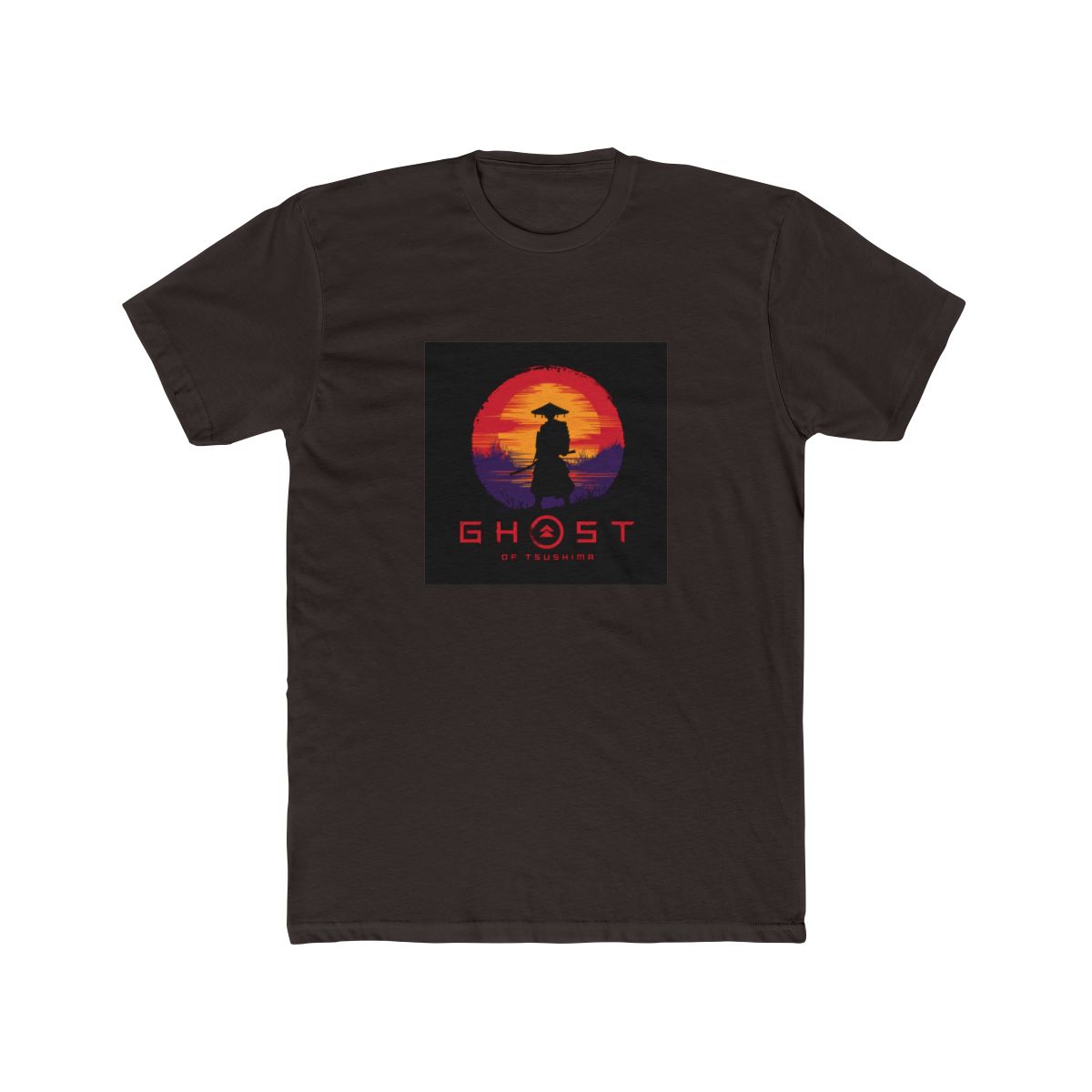 GHOST OF TSUSHIMA - SILHOUETTE SUNSET T Shirt - alternate angle 3, merchandise