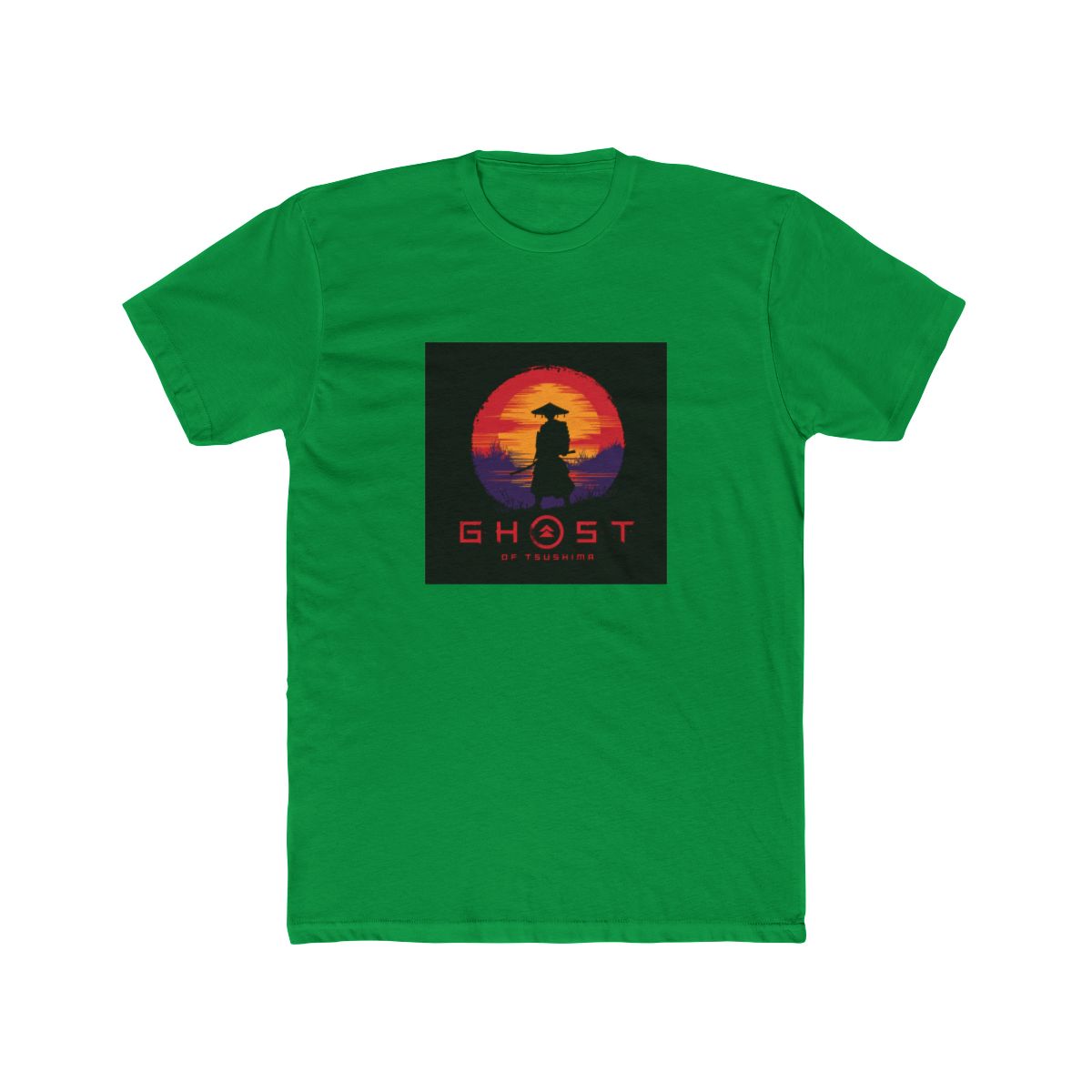 GHOST OF TSUSHIMA - SILHOUETTE SUNSET T Shirt - alternate angle 2, merchandise