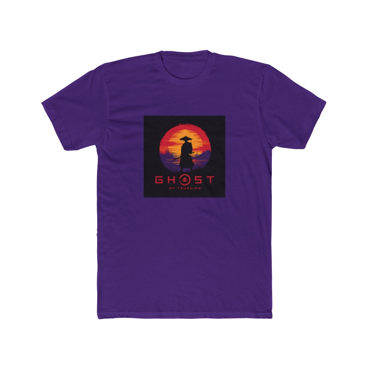 GHOST OF TSUSHIMA - SILHOUETTE SUNSET T Shirt - alternate angle 5, merchandise