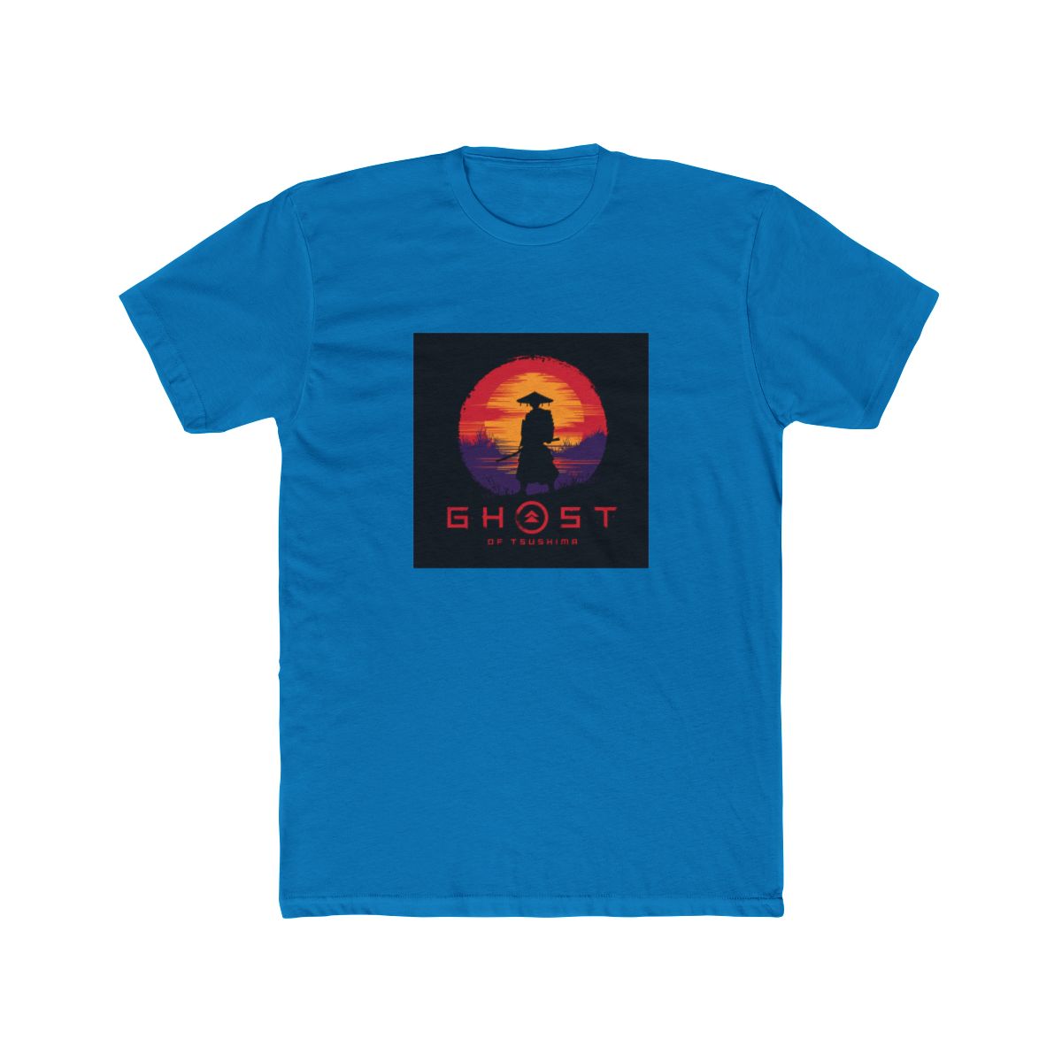 GHOST OF TSUSHIMA - SILHOUETTE SUNSET T Shirt - alternate angle 3, merchandise