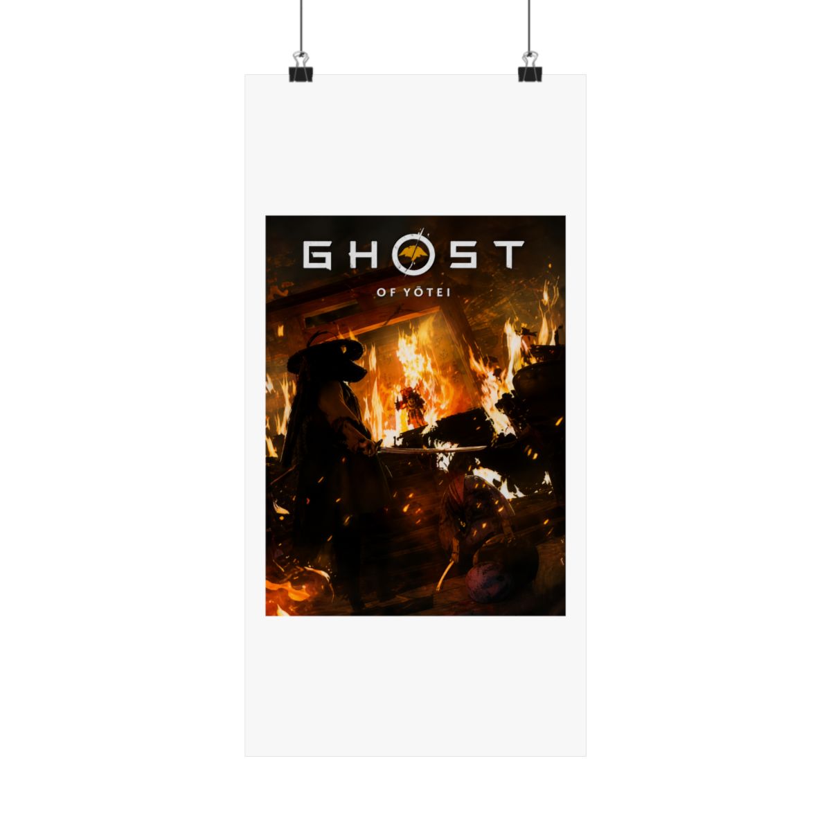Ghost of Yotei Poster: Atsu Wall Art, Samurai Game Room Print - alternate angle 4, merchandise