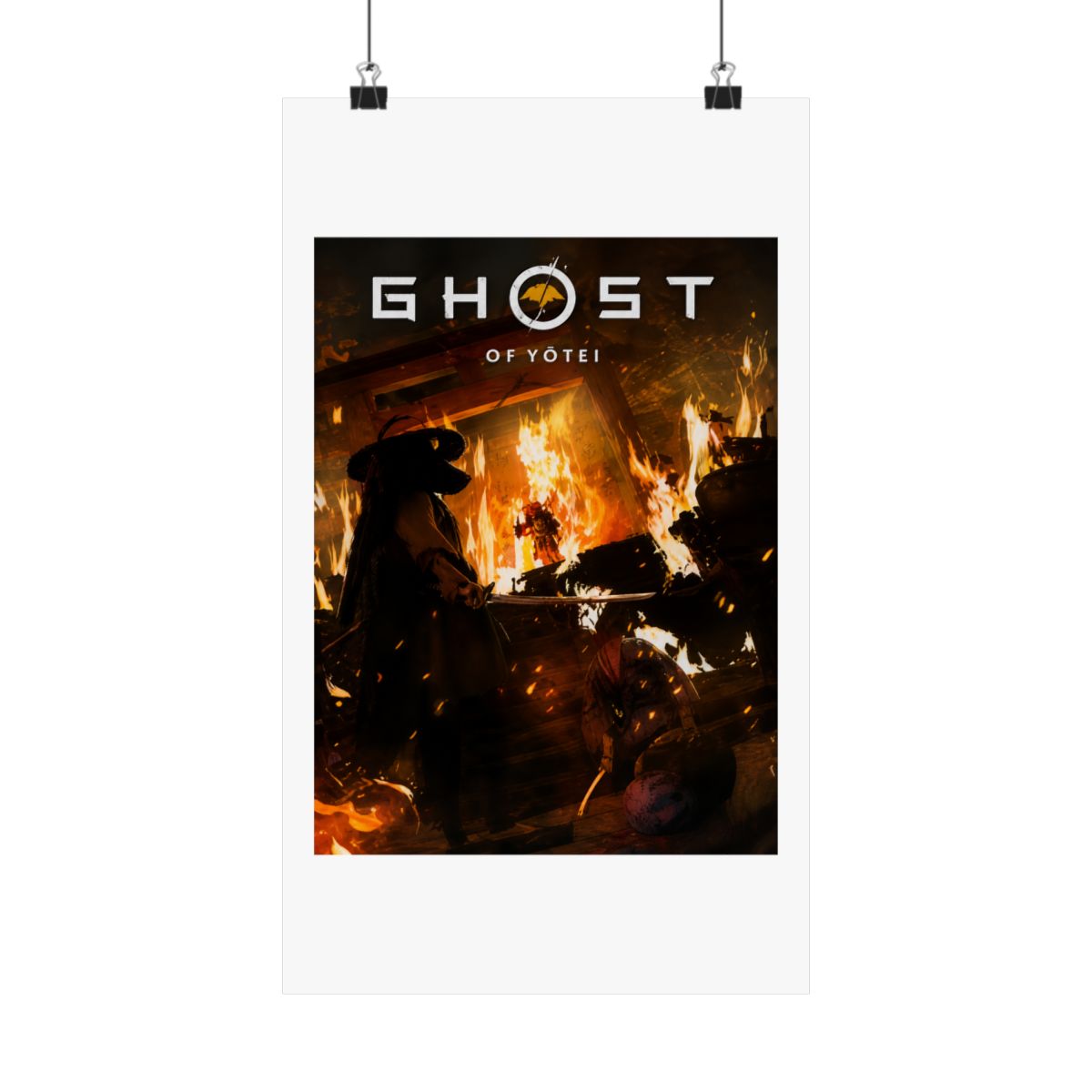 Ghost of Yotei Poster: Atsu Wall Art, Samurai Game Room Print - alternate angle 3, merchandise