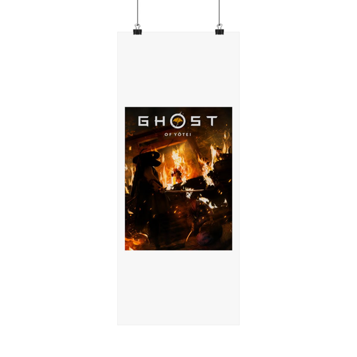Ghost of Yotei Poster: Atsu Wall Art, Samurai Game Room Print - alternate angle 3, merchandise