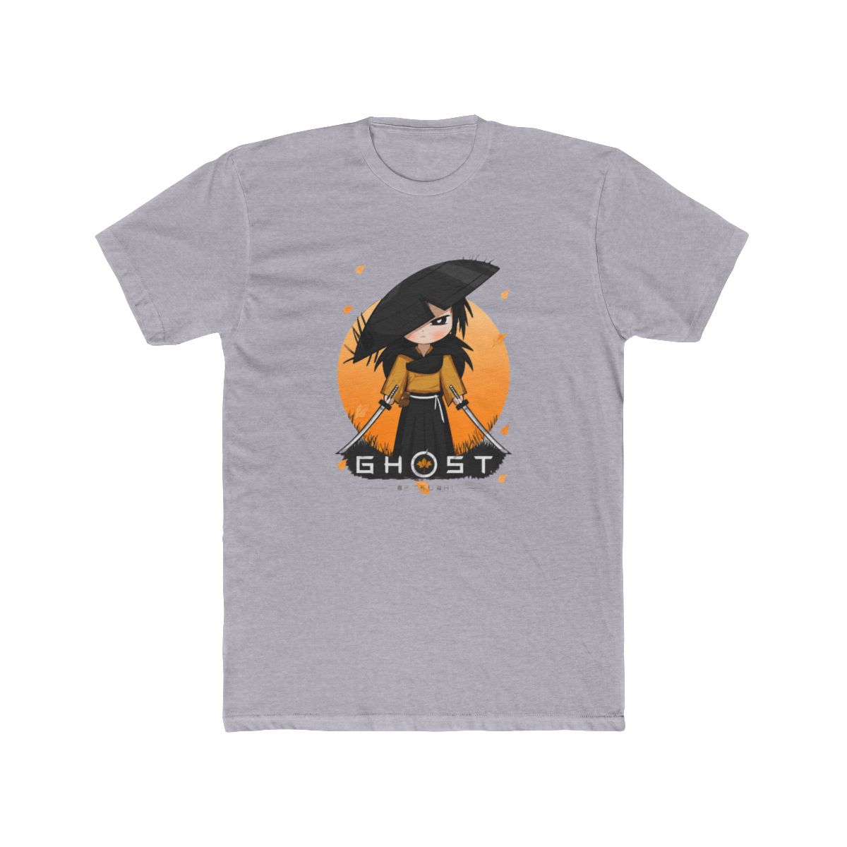Ghost of Yotei Atsu T Shirt - Kawaii - Black - 2 - alternate angle 4, merchandise