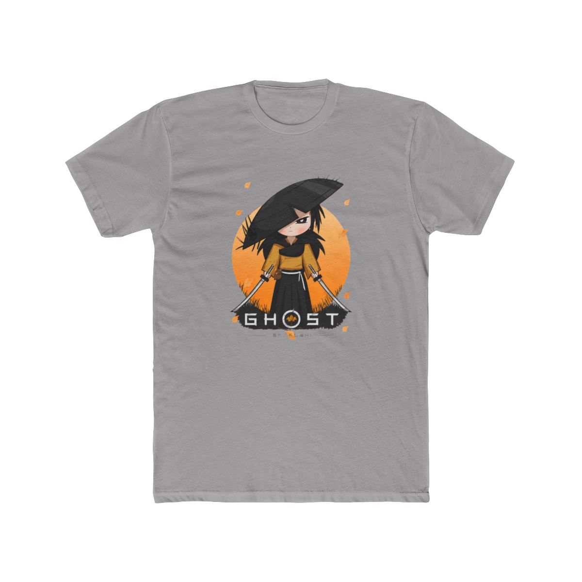 Ghost of Yotei Atsu T Shirt - Kawaii - Black - 2 - alternate angle 2, merchandise