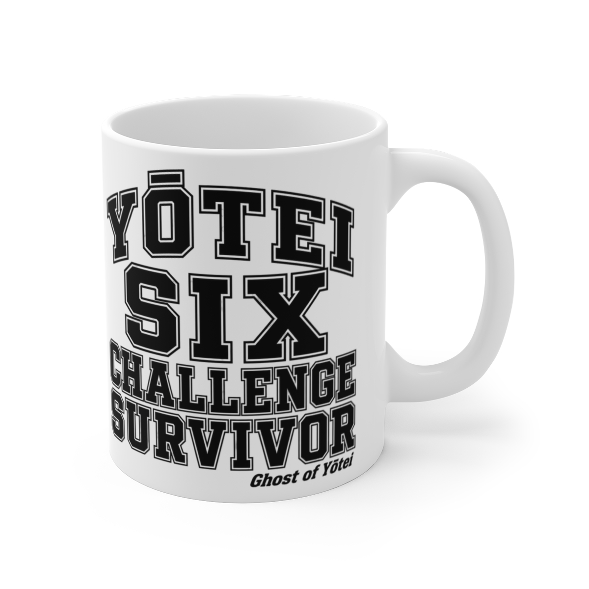 Ghost of Yōtei "Yōtei Six Challenge Survivor" White Mug