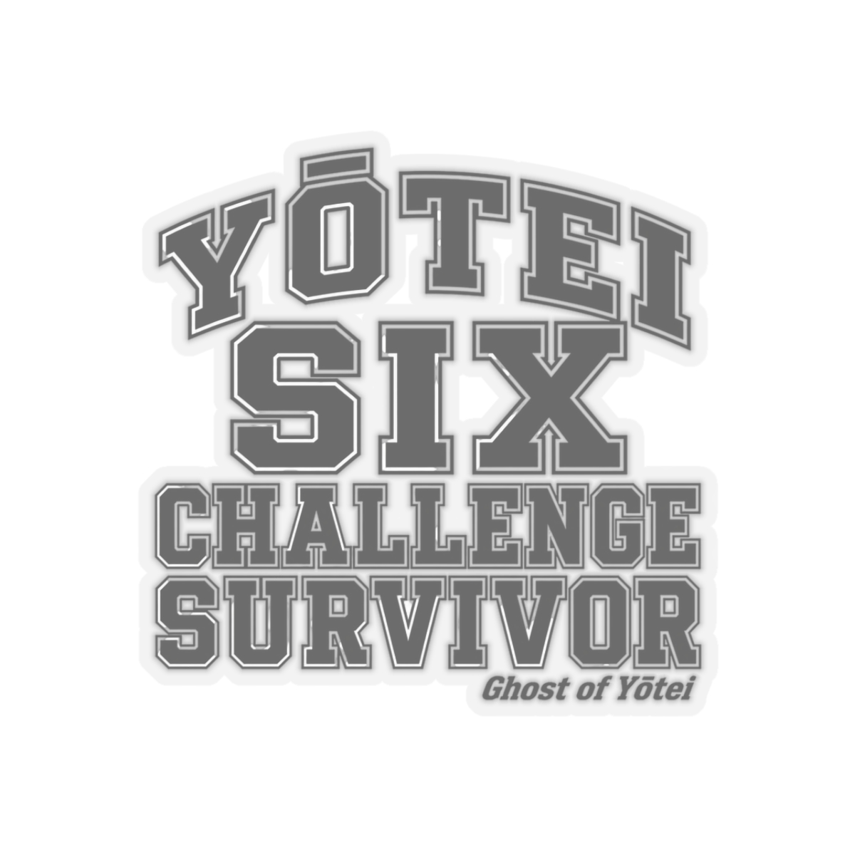 Ghost of Yōtei "Yōtei Six Challenge Survivor" Sticker - alternate angle 2, merchandise